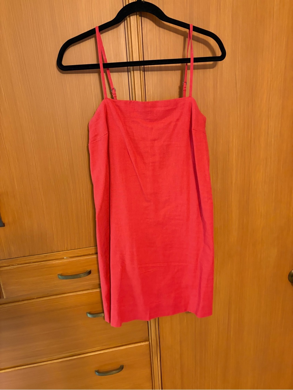 Abercrombie & Fitch Vibrant Red Spaghetti Strap Dress
